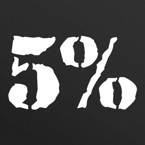 Miniatura 4 de Rich Piana 5% Nutrition - Calcomanía pequeña roja al 5%, calcomanías de entrenamiento de gimnasio para botella de agua Calcomanía pequeña roja 5%