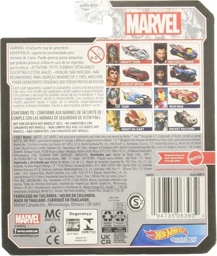 Miniatura 2 de Hot Wheels Carros De Personajes Marvel Groot