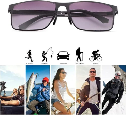 Miniatura 5 de Lentes de lectura de lente completa, protección UV, bisagras de resorte, lentes de sol anti luz azul, lectores de sol para hombres y mujeres,