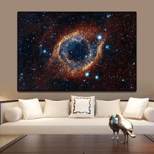 Miniatura 3 de Impresión en lienzo, espacio cósmico y cielo estrellado, imágenes en lienzo del planeta, imágenes de decoración en lienzo para pared de sala