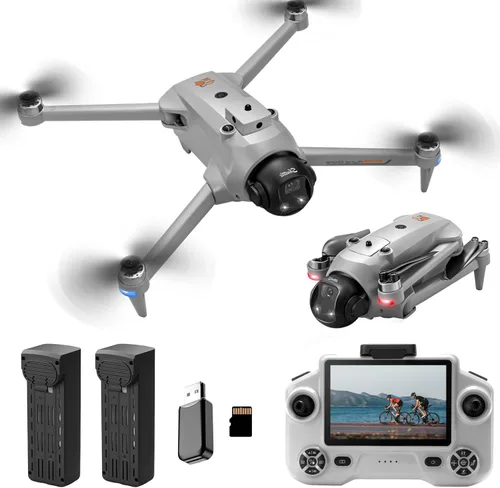 YL059 Drone GPS con control remoto de pantalla - Motor sin escobillas, evitación de obstáculos, localización de flujo óptico, evitación activa de