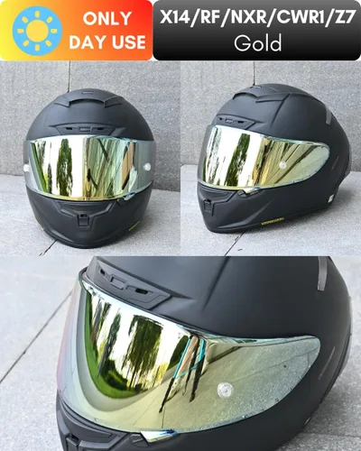 Miniatura 4 de CWR-F1 Protector para Visor RF-1200 Visor X14 NXR RF-SR Z7 de Repuesto para Casco de Motocicleta Protección Solar Anti-Rayones, Universal
