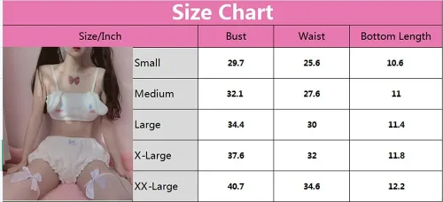Miniatura 4 de BZB Kawaii Anime Cute Pajamas Set for Women Sweet Lovely Velvet Tube Top and Shorts Sleepwear Suits
