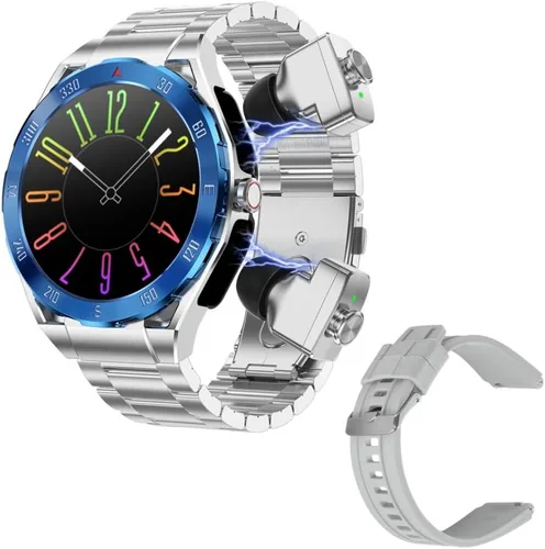 Miniatura 9 de Reloj inteligente F33 con auriculares 3 en 1 MP3 Bluetooth 1.43 pulgadas Smartwatch Auriculares inalámbricos incorporados Altavoz Rastreador