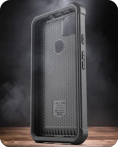 Miniatura 5 de Encased Falcon Armor - Funda diseñada para Pixel 5a 5G con clip para cinturón, funda protectora de cuerpo completo con funda (Google Pixel 5a)