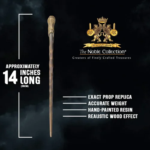 Miniatura 4 de The Noble Collection - Varita de personaje de Ron Weasley - Varita del mundo mágico de 14 pulgadas (14.2 in) con etiqueta de nombre - Juego