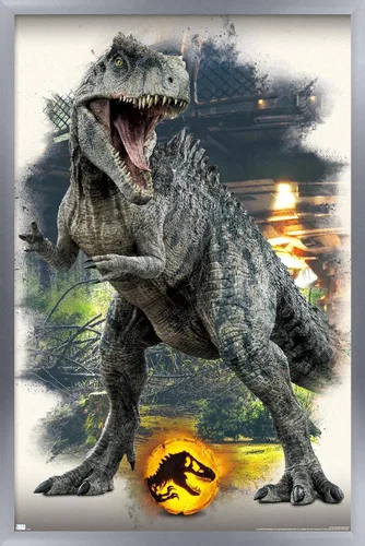 Miniatura 10 de Trends International Jurassic World: Dominion - Póster de pared focal Giganotosaurus, 14.725 x 22.375 pulgadas, paquete de póster y montaje prémium