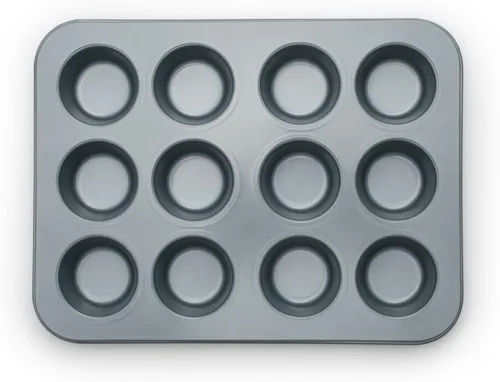Miniatura 3 de Fox Run Mini molde para magdalenas, 12 tazas, antiadherente preferido