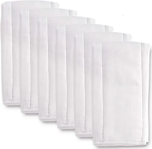 Fasoar - Pañales de tela de 6 capas, pañal de algodón grueso lavable absorbente para bebés y niños pequeños, multiusos, 61012 unidades