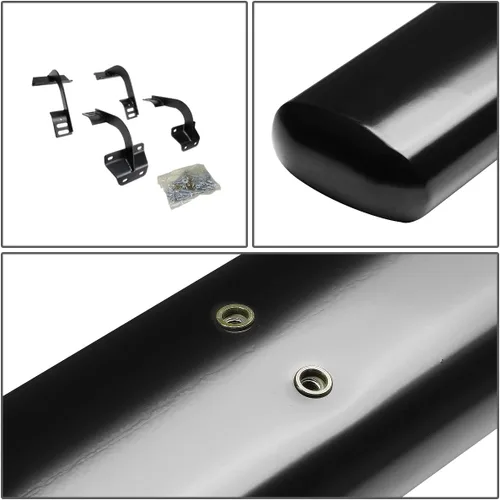 Miniatura 3 de Auto Dynasty Estribos Ovalados Compatibles con Ford F150 F250 F350 2015-2022 Extended Cab, Rieles Laterales de Paso de Acero Inoxidable Barras Nerf
