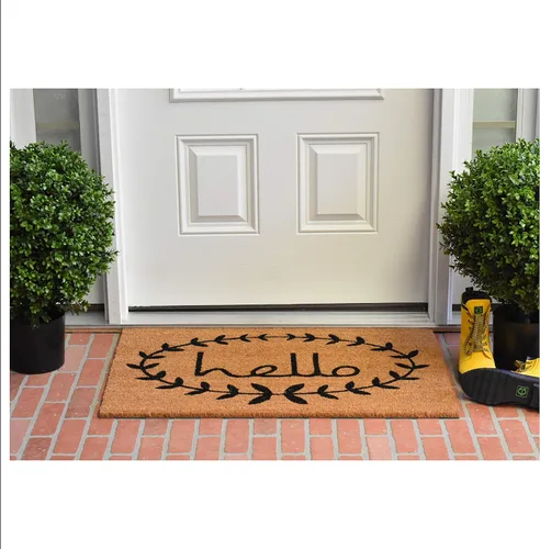 Miniatura 2 de Calloway Mills 121812034 Calico Hello Felpudo 20" x 34