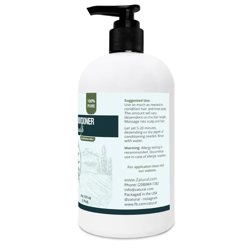 Miniatura 8 de Zatural Kit de champú y acondicionador Natural Neem, calmante y curativo para la nutrición y reparación sensativa del cuero cabelludo y el cabello
