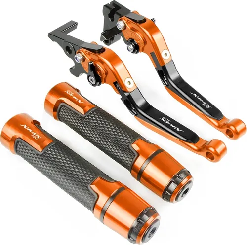 Miniatura 7 de Palancas Manillar para Yamaha Xmax 300 XMAX300 X-MAX 300 2017 2018 motocicleta CNC ajustable plegable freno embrague palanca embrague embrague