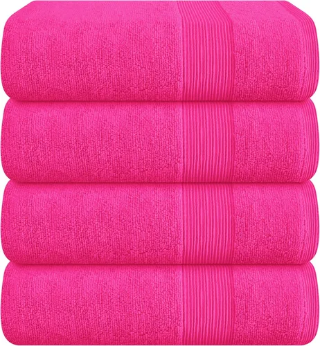 Miniatura 88 de Belizzi Home Toallas de Baño Extragrandes Premium de Algodón Paquete de 2, 35x70 - 100% Algodón Puro - Ideal para Uso Diario - Ultra Suave y Morado