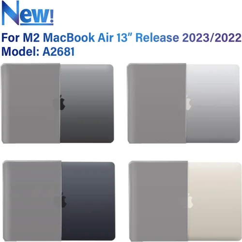 Miniatura 32 de IBENZER Funda para MacBook Air de 13 pulgadas 2026 2025 2024 2023 2022 M4 A3240 M3 A3113 M2 A2681, funda rígida con cubierta de teclado ScreenFilm