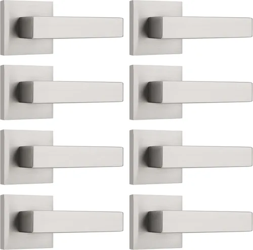 Miniatura 33 de KNOBWELL - Juego de cerradura con 1 picaporte resistente para puertas de una cara, ideal para puertas interiores reversibles, 0.93 libras