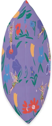 Miniatura 2 de Disney Princess Tinker Bell Flowers and Fairy Magic - Almohada de 16 x 16 pulgadas, multicolor