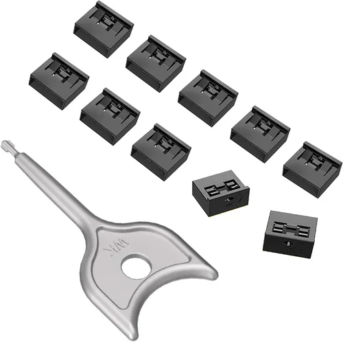 10 bloqueadores de puertos USB-A con 1 teclas, protección de datos extraíble tipo A, protector resistente al polvo y a la humedad para portátiles,