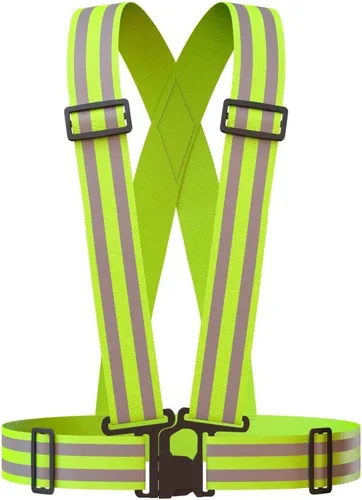 Miniatura 4 de Reflective Vest (2 Pack) Lightweight, Adjustable & Elastic Safety Vest for Running, Jogging, Walking, Cycling