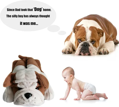 Miniatura 2 de Onmygogo Pantuflas peludas de invierno para perros de interior para adultos, mujeres, hombres y niños, bulldogs