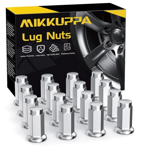 Miniatura 10 de MIKKUPPA Tuercas de llanta OEM de 9/16"-18 – Repuesto para ruedas Dodge Ram 1500 Dakota Durango Chrysler Aspen Mitsubishi Raider Factory, juego