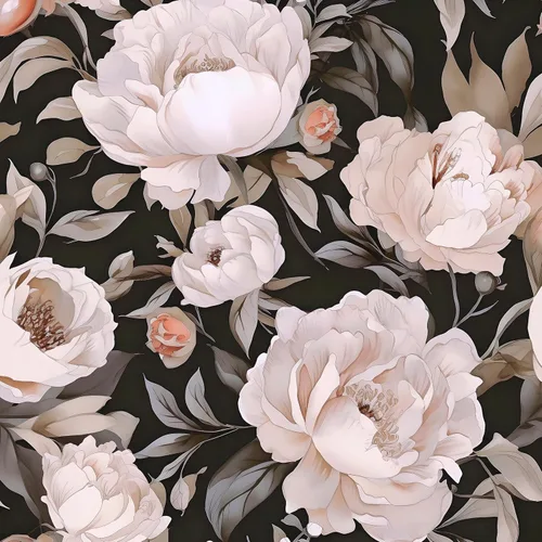Miniatura 21 de Laatse Papel tapiz floral para despegar y pegar de 17.5 x 118 pulgadas, papel de contacto de flores bohemias, autoadhesivo, extraíble, impermeable