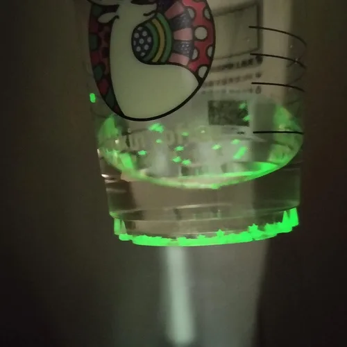 Miniatura 8 de Sourcingbay Brillantina de estrella que brilla en la oscuridad, lentejuelas luminosas de 0.118 pulgadas para arte de uñas, slime, manualidades