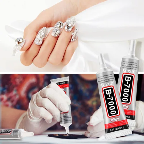 Miniatura 4 de B7000 - Pegamento transparente adhesivo para cuentas de joyería B-7000 para joyería, diamantes de imitación, bricolaje, reparación de teléfonos