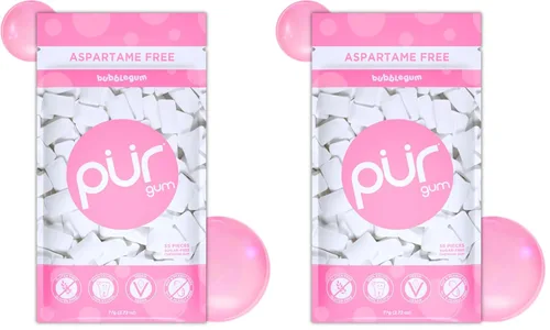 Miniatura 19 de PUR Gum Chicle sin aspartamo 100% xilitol Chicle natural con sabor a menta fresca, 55 piezas (paquete de 1)