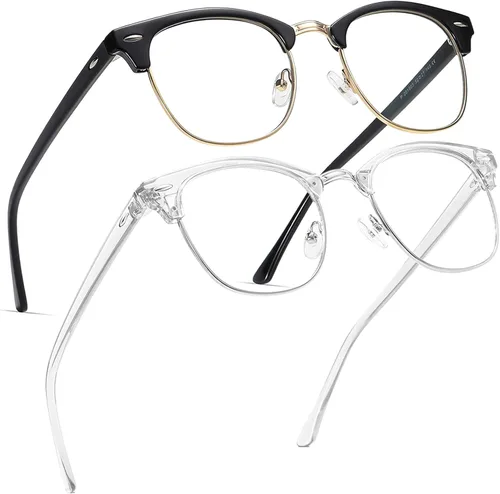 Miniatura 14 de Perfectmiaoxuan - Gafas con bloqueo de luz azul, para computadora/juegos/pantalla para mujeres u hombres, anti luz azul y UV, Estándar