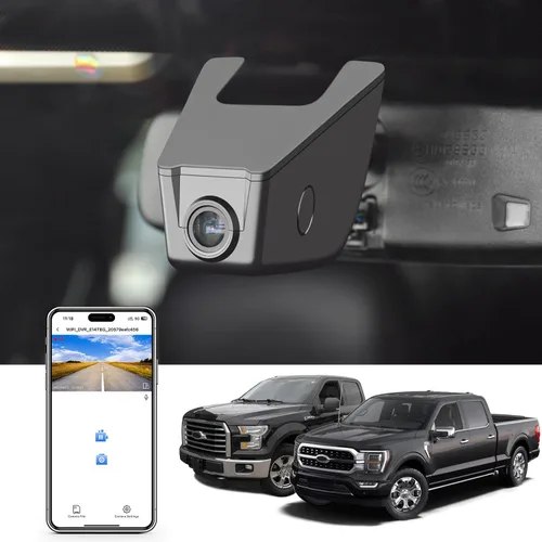 Miniatura 12 de Mangoal Cámara de tablero delantera 4K y trasera 1080P para Ford F150 2018-2025 F250/F350/F450 Super Duty 2020-2026 XLT Lariat King Ranch Raptor