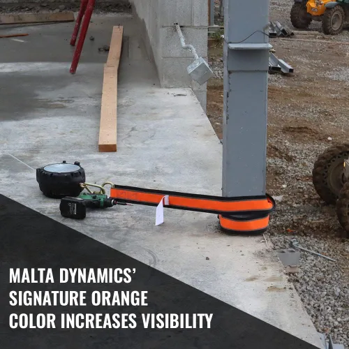 Miniatura 2 de Malta Dynamics Correa de seguridad de brazo cruzado de 6 pies, anclaje de haz de protección contra caídas, correa de seguridad con anillo en D