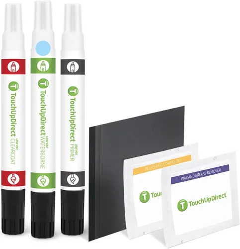 Miniatura 105 de TouchUpDirect NH-578 Taffeta White compatible con Pintura de retoque Honda Exact Match en aerosol - Kit esencial Tafetán Blanco