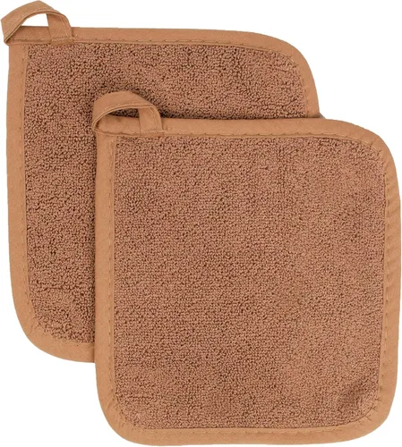 Miniatura 11 de RITZ Agarraderas para ollas y salvamanteles de rizo: Resistente al calor sin igual, duradero 100% algodón – Diseñado ergonómicamente para un agarre