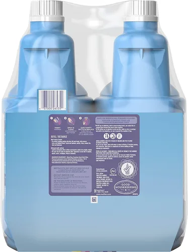 Miniatura 2 de Swiffer Wetjet - Recambios de solución de limpieza y limpieza para suelos de madera dura, producto de limpieza multiusos, aroma fresco de ventana