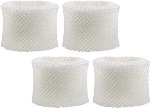 Nispira Paquete de 4 filtros de mecha humidificador de repuesto compatibles con Holmes HWF75 HWF75CS HWF75PDQ-U filtro D se adapta a White