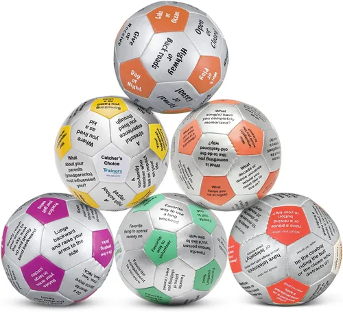 Miniatura 12 de Trainers Warehouse Colección Thumball de 6 pulgadas, 32 indicaciones para conversación, formación de equipos, relación y entrenamiento