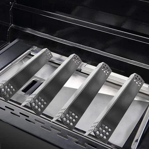 Miniatura 4 de Hongso 14 placas de calor de parrilla de 9/16 pulgadas para piezas de repuesto nexgrill, 4 quemadores 720-0830H 720-0830X 720-0925P, Grillmaster