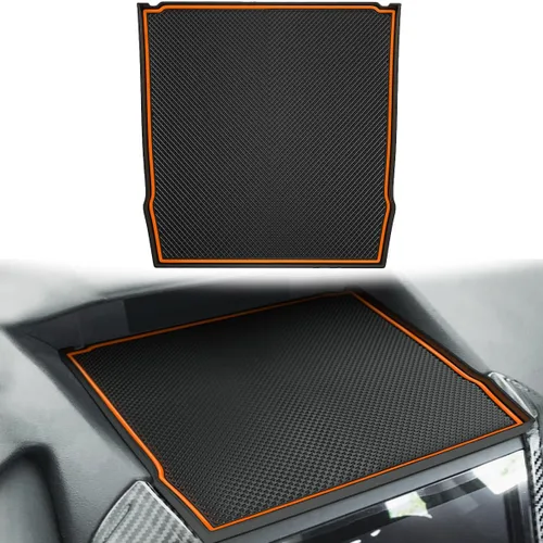 Miniatura 8 de Auovo Tapetes para tablero para accesorios de Subaru Forester 2019-2024/ Crosstrek 2018-2023 / Impreza 2018-2023, material de silicona para tablero