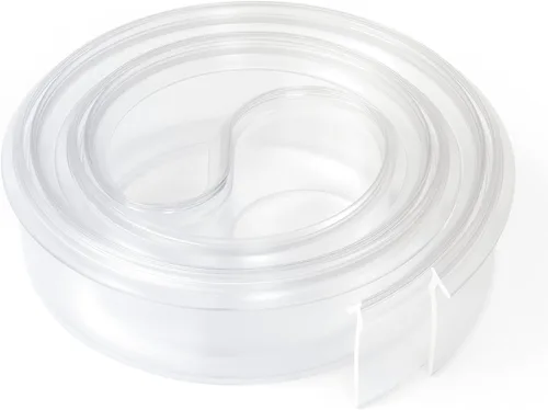 PalpitateC Sello inferior para puerta de ducha, vinilo transparente, barrido de goteo, apto para puertas de ducha enmarcadas, barrido de goteo en T