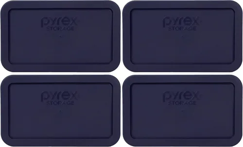 Miniatura 5 de Pyrex 7214-PC 4.8 tazas azul tapa de repuesto para almacenamiento de alimentos, fabricada en Estados Unidos