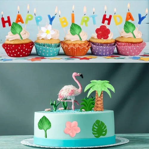 Miniatura 4 de 4 moldes de flores tropicales y hojas, molde para fondant de hojas de hibisco, flor de Monstera, hoja de palmera, plumeria, flores, moldes de Rosa