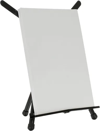 Miniatura 7 de SoHo Urban Artist Soporte de caballete de mesa de aluminio negro, caballete portátil para exhibición, lienzo de pintura y más, juego de 2