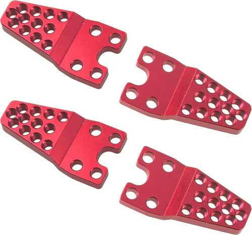 Miniatura 2 de ShareGoo - Juego de 4 soportes de amortiguadores de metal para coche RC, ajuste de altura y ángulo, kit de elevación de suspensión compatible