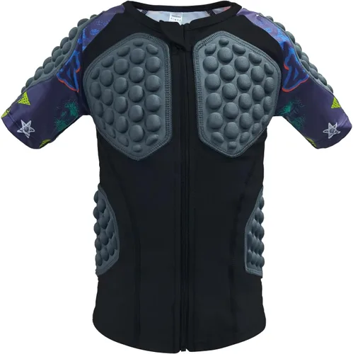 Miniatura 10 de Topeter Protector de pecho y costilla, camiseta protectora de paintball para niños y jóvenes Negro