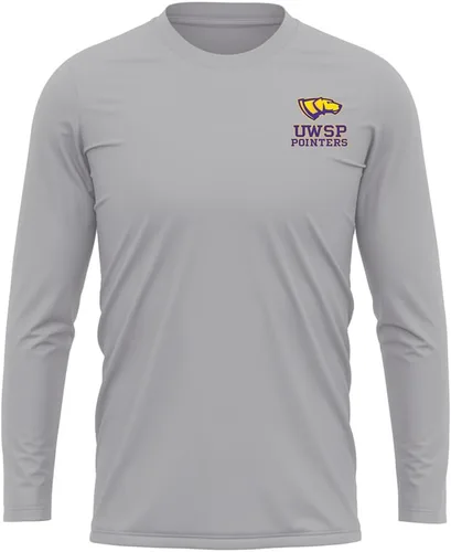 Miniatura 250 de Camisa deportiva de manga larga oficial de la NCAA Collegiate para hombre, con logotipo en el pecho izquierdo, colección Athletic Heather