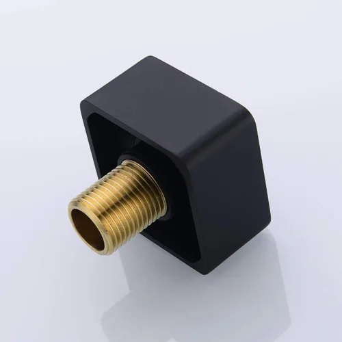 Miniatura 5 de Codo de suministro de pared de latón, conector de manguera de ducha cuadrado G1/2 pulgadas, salida de agua de unión montada en la pared para ducha