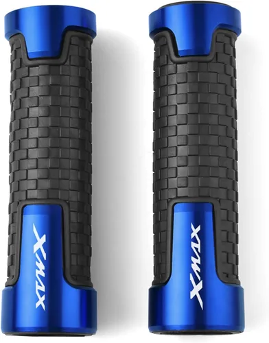 Miniatura 10 de Universal for Y&AMAHA Xmax 125 250 300 400 Motorcycle Handlebar Grips Racing Handle Grips Aluminium Comfortable Soft Rubber Hand Bar Grip