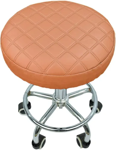 Miniatura 6 de Fundas redondas para taburetes de bar impermeables, cojín de asiento de poliuretano con protectores elásticos, alivia la presión, diámetro de 13