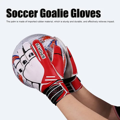 Miniatura 6 de Guantes de portero, palma de látex profesional con agarre mejorado para entrenamiento de fútbol y partidos